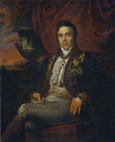 Portrait de Jean Chrétien Baud (1789-1859) - Raden Saleh